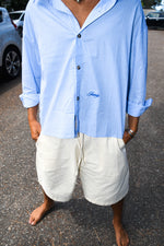 Chemise - Rayure Bleu Boxy