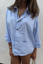 Chemise - Rayure Bleu Boxy