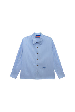 Chemise - Rayure Bleu Boxy
