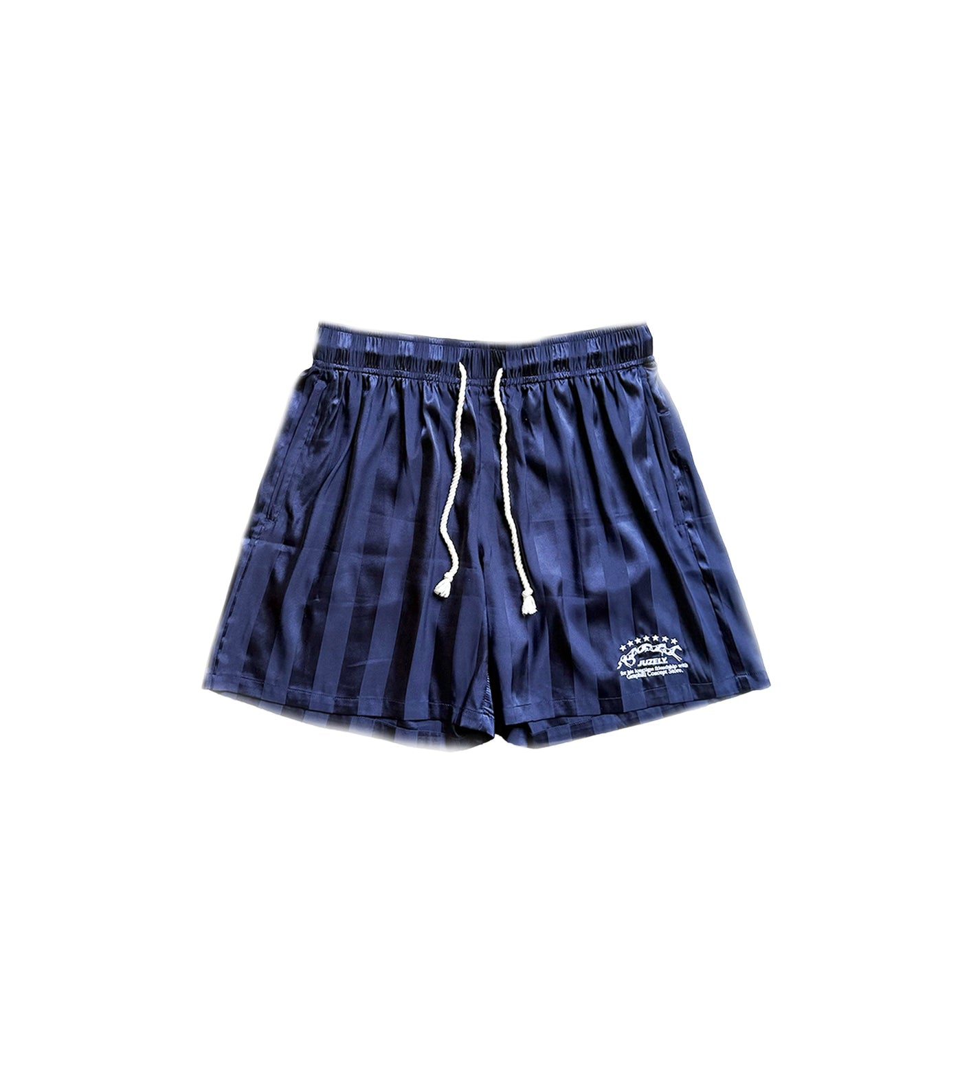 Rayure Bleu Short